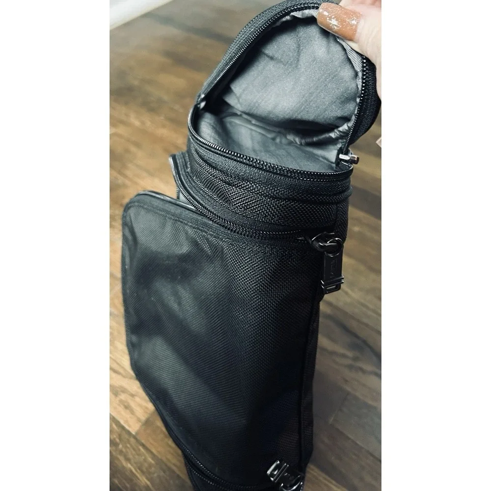 TUMI T3 Ballistic Nylon Hanging Travel Kit Toiletry Bag Black